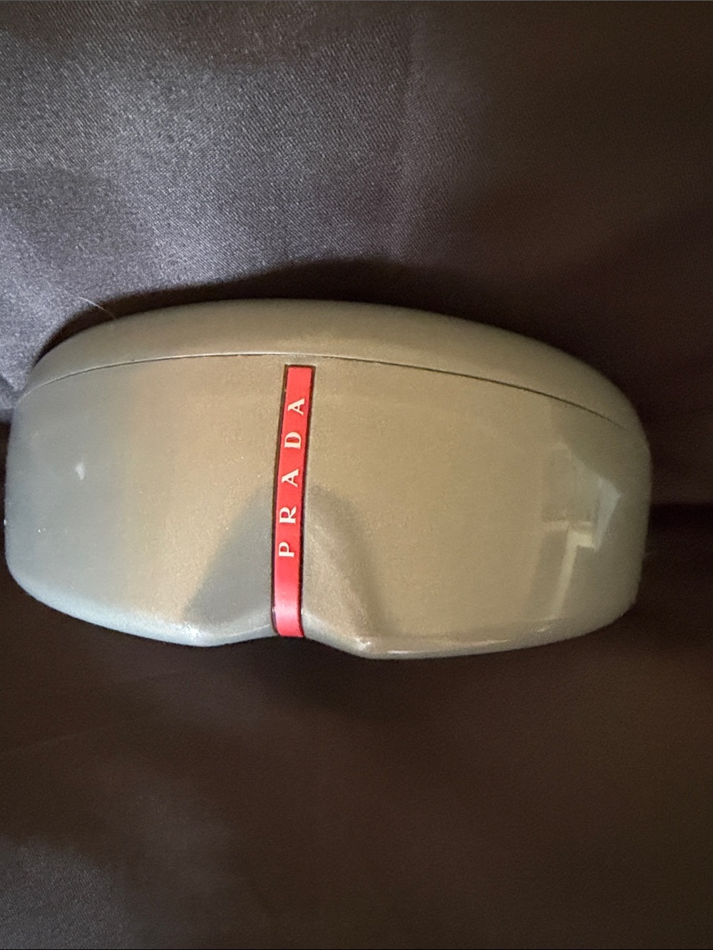 Prada Gray VR/AR Accessory Case with Red Stripe